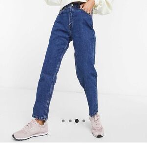 ASOS pull&bear high waisted straight leg denim